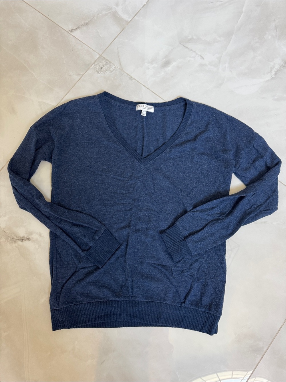 P.J. Salvage V-Neck Sweater - Navy